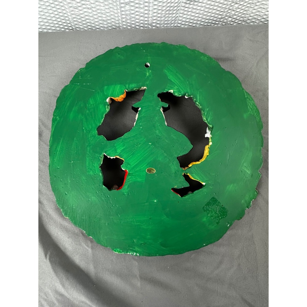 Jaimy Halloween Wreath Resin Witch Ghosts Pumpkins‎ Black Cats Owl Bat 12.5" Vtg - Picture 6 of 8